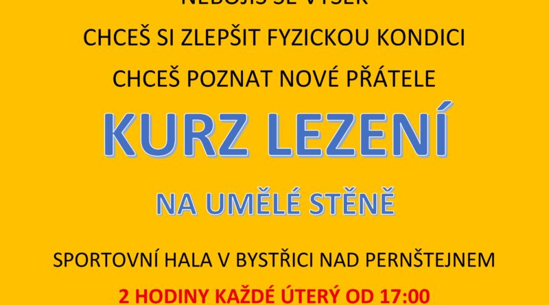 Kurz lezení 2025/2026